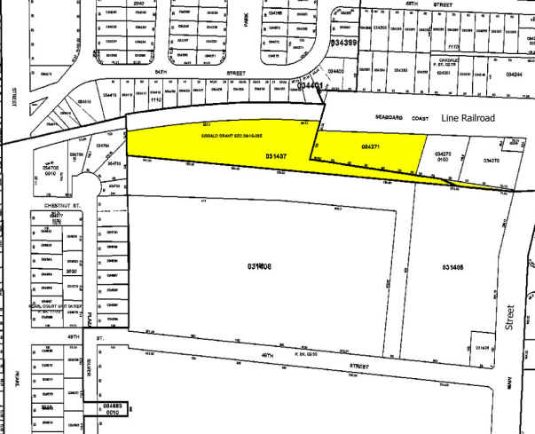 101 W 48th St, Jacksonville, FL à louer - Plan cadastral – Image 2 sur 3