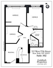 315 W 57th St, New York, NY à louer Plan de site– Image 1 sur 7
