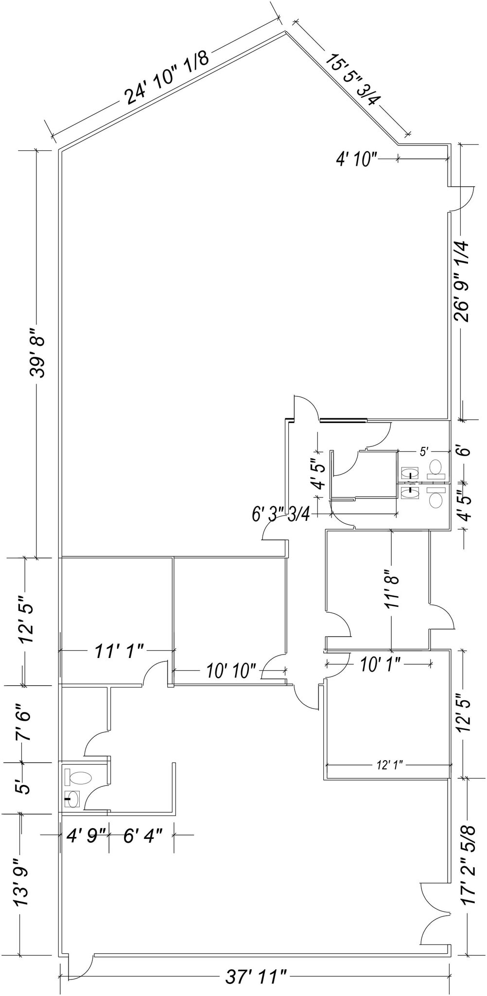 245 W Roosevelt Rd, West Chicago, IL à louer Plan d’étage– Image 1 sur 1