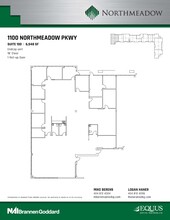 1100 Northmeadow Pky, Roswell, GA à louer Plan d’étage– Image 1 sur 2