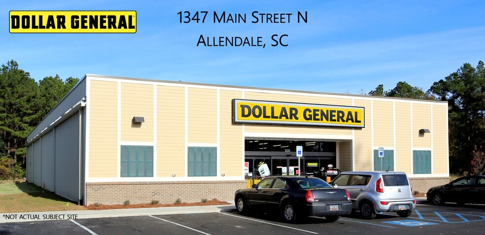 1347 Main St N, Allendale, SC à vendre - Photo de l’immeuble – Image 1 sur 5