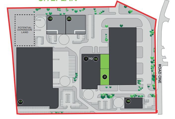 Road One, Winsford à louer - Plan de site – Image 2 sur 6