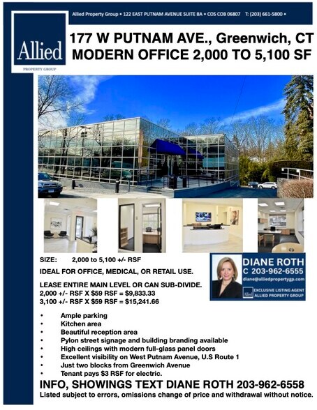 177 W Putnam Ave, Greenwich, CT à louer - Photo de l’immeuble – Image 2 sur 16