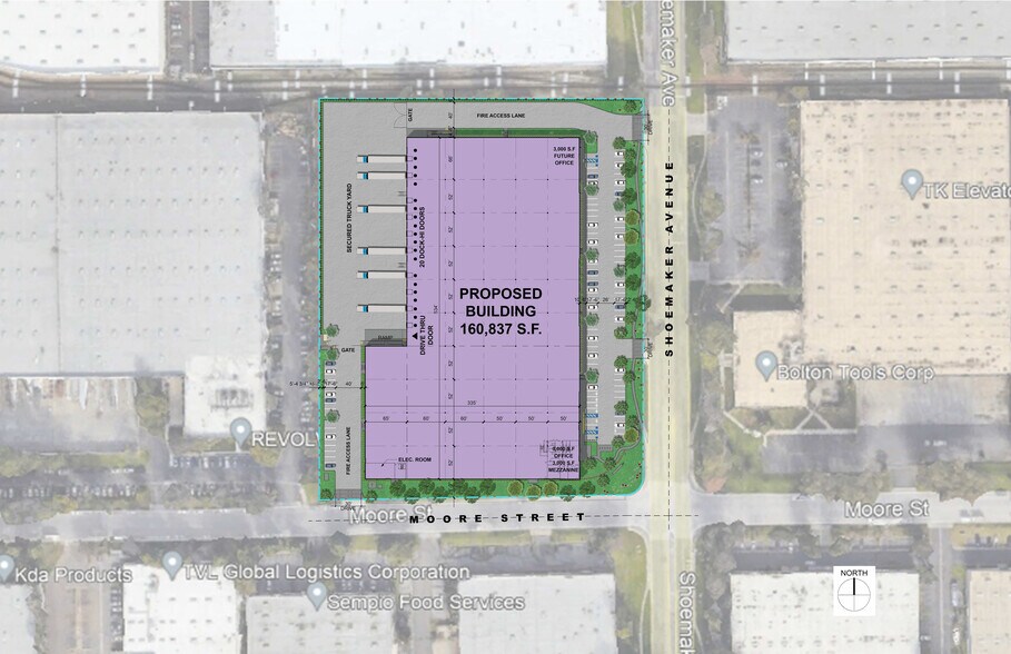 16323 Shoemaker Ave, Cerritos, CA à louer - Plan de site – Image 2 sur 2