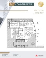 2325 E Camelback Rd, Phoenix, AZ à louer Plan d’étage– Image 1 sur 5