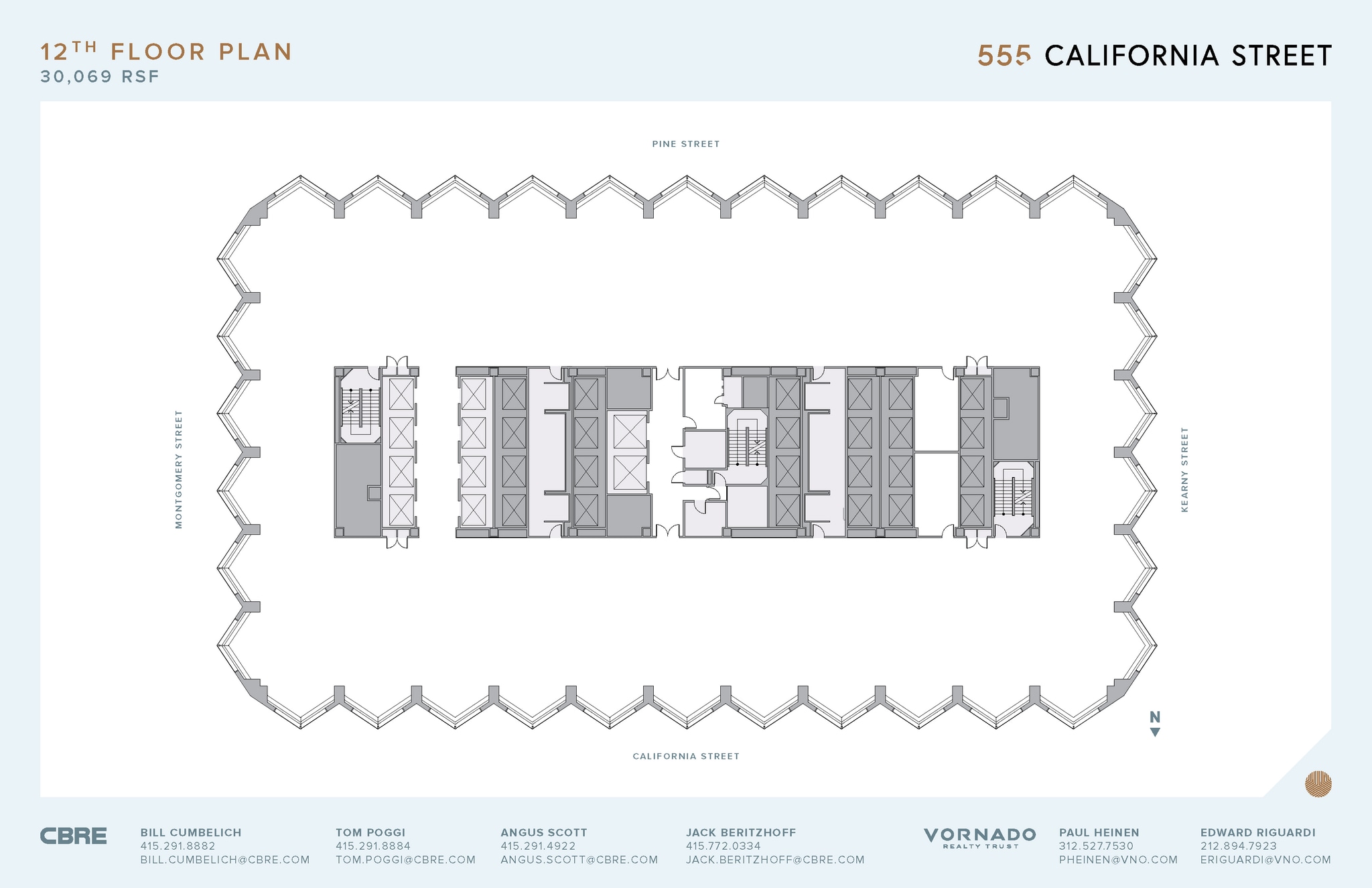 555 California St, San Francisco, CA à louer Plan d’étage– Image 1 sur 1