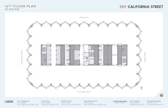 555 California St, San Francisco, CA à louer Plan d’étage– Image 1 sur 1