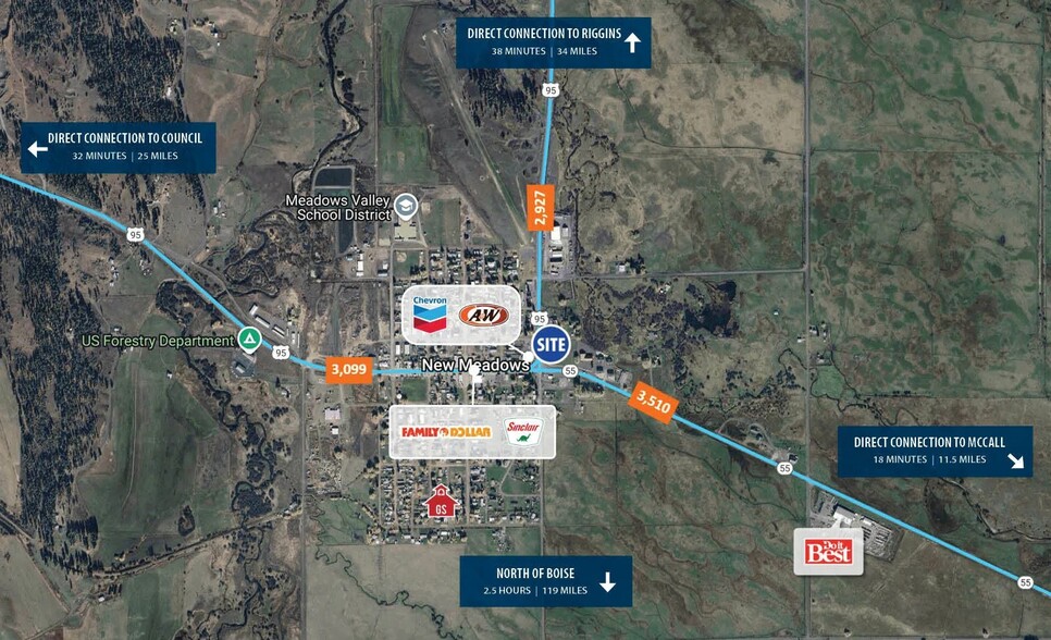 Highway 55, New Meadows, ID à louer - Plan de site – Image 3 sur 3
