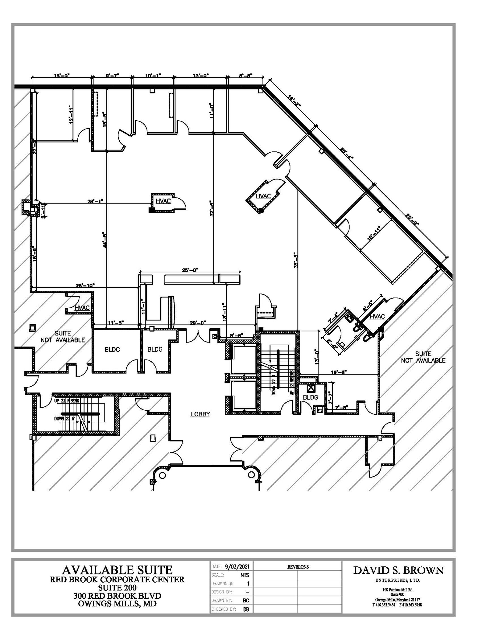 600 Red Brook Blvd, Owings Mills, MD à louer Plan d’étage– Image 1 sur 1