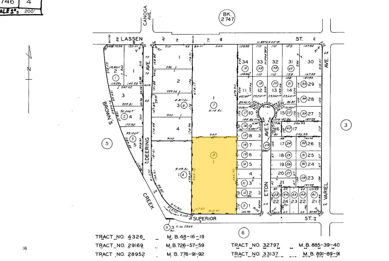 21325 Superior St, Chatsworth, CA à louer - Plan cadastral – Image 2 sur 5
