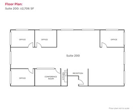 4966 El Camino Real, Los Altos, CA à louer Plan d’étage– Image 1 sur 1