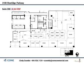 2100 Riveredge Pky NW, Atlanta, GA à louer Plan d’étage– Image 1 sur 1