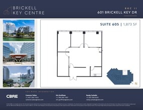 501 Brickell Key Dr, Miami, FL à louer Plan de site– Image 1 sur 1