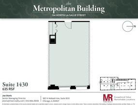 134 N LaSalle St, Chicago, IL à louer Plan d’étage– Image 1 sur 4