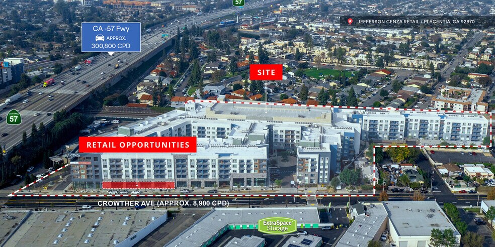 505-535 W Crowther Ave, Placentia, CA à louer - Photo de l’immeuble – Image 2 sur 6