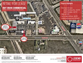 Plus de détails pour 1145 W 2700 N, Pleasant View, UT - Local commercial à louer