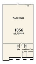 1840-1856 Carnegie Ave, Santa Ana, CA à louer Plan d’étage– Image 2 sur 2