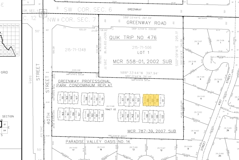 15255 N 40th St, Phoenix, AZ à louer - Plan cadastral – Image 2 sur 15