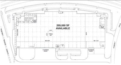 284-314 E Lies Rd, Carol Stream, IL à louer Plan de site– Image 1 sur 1