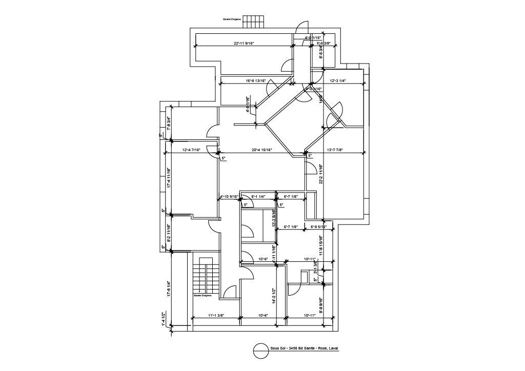 3498 Boul Sainte-Rose, Laval, QC à louer Plan d’étage– Image 1 sur 1
