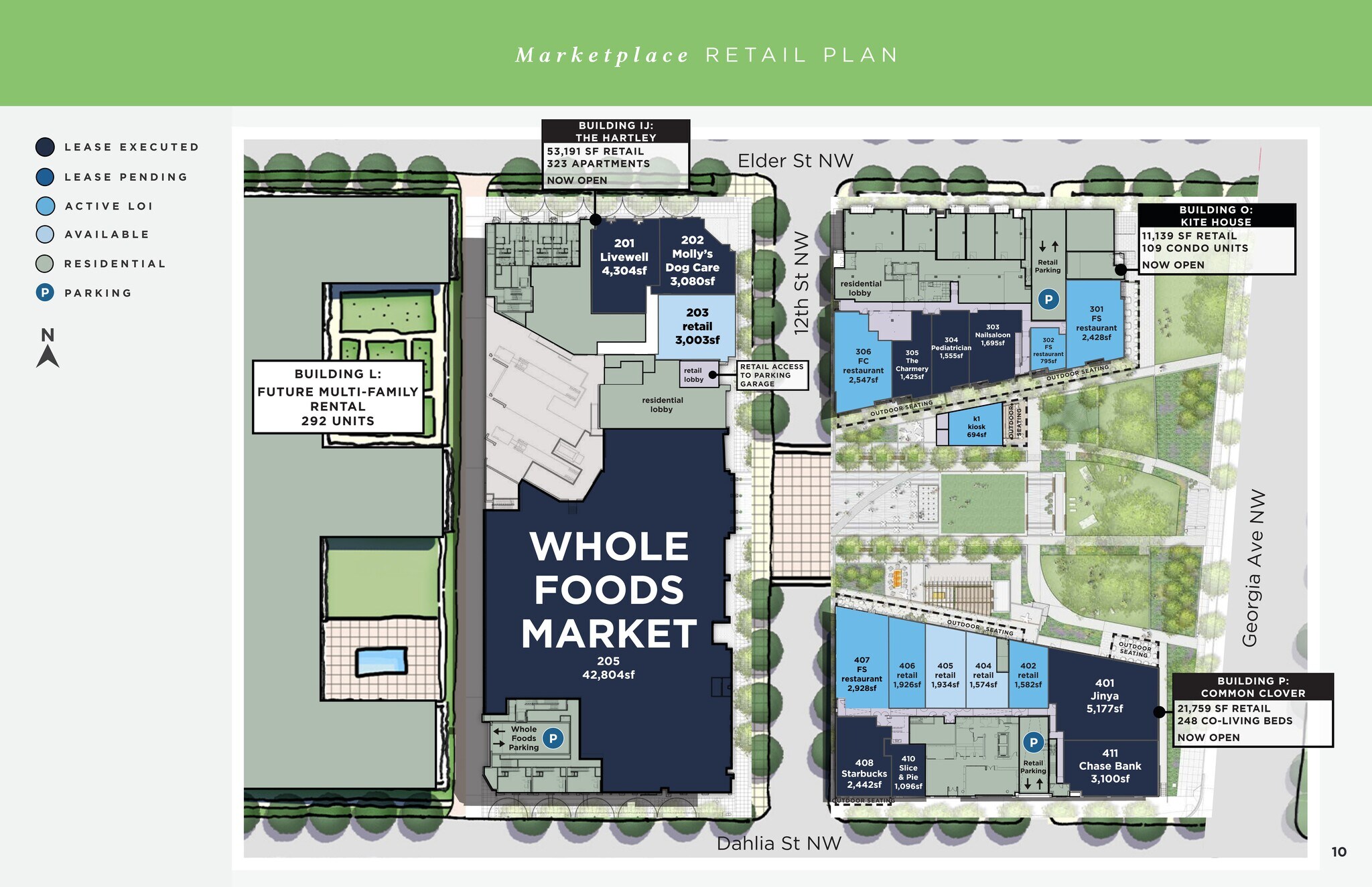 6900 Georgia Ave, Washington, DC à louer Plan de site– Image 1 sur 1