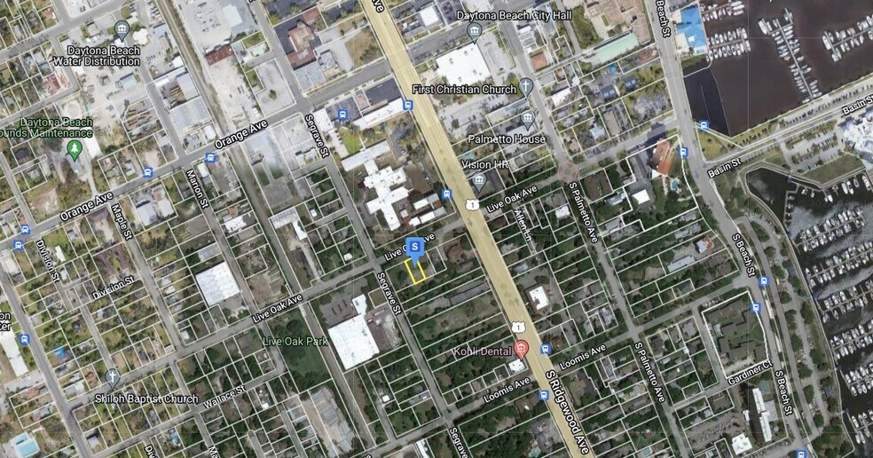 321 Live Oak Ave, Daytona Beach, FL à vendre - Plan cadastral – Image 1 sur 1