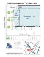 8230 Industry Ave, Pico Rivera, CA à louer Plan de site– Image 1 sur 1