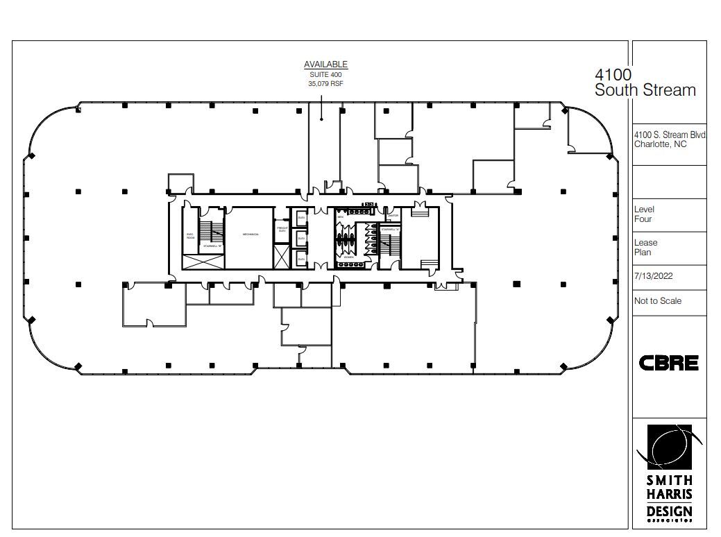 4100 S Stream Blvd, Charlotte, NC à louer Plan d’étage– Image 1 sur 1