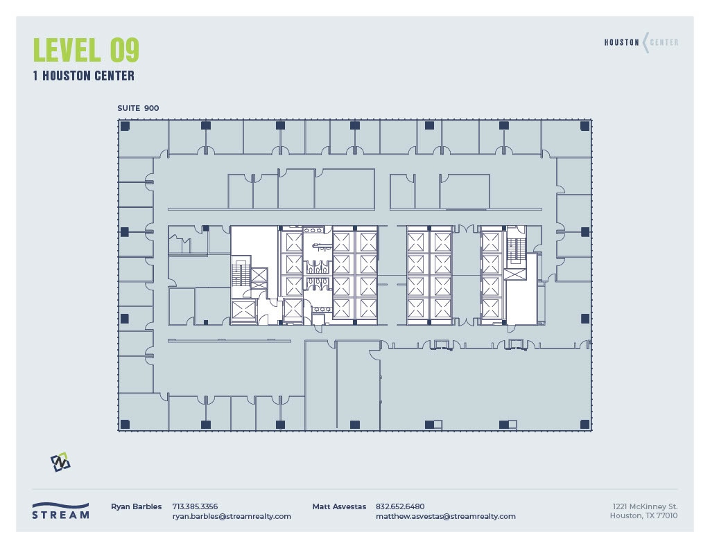 1221 McKinney St, Houston, TX à louer Plan d’étage– Image 1 sur 1