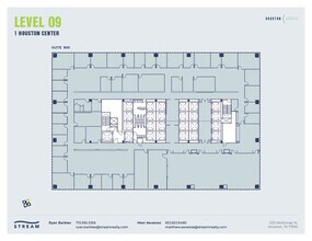 1221 McKinney St, Houston, TX à louer Plan d’étage– Image 1 sur 1