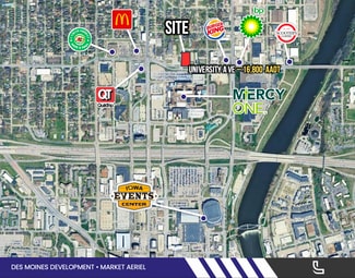 Plus de détails pour 315 University Avenue, Des Moines, IA - Terrain à louer