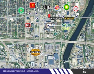 Plus de détails pour 315 University Avenue, Des Moines, IA - Terrain à louer