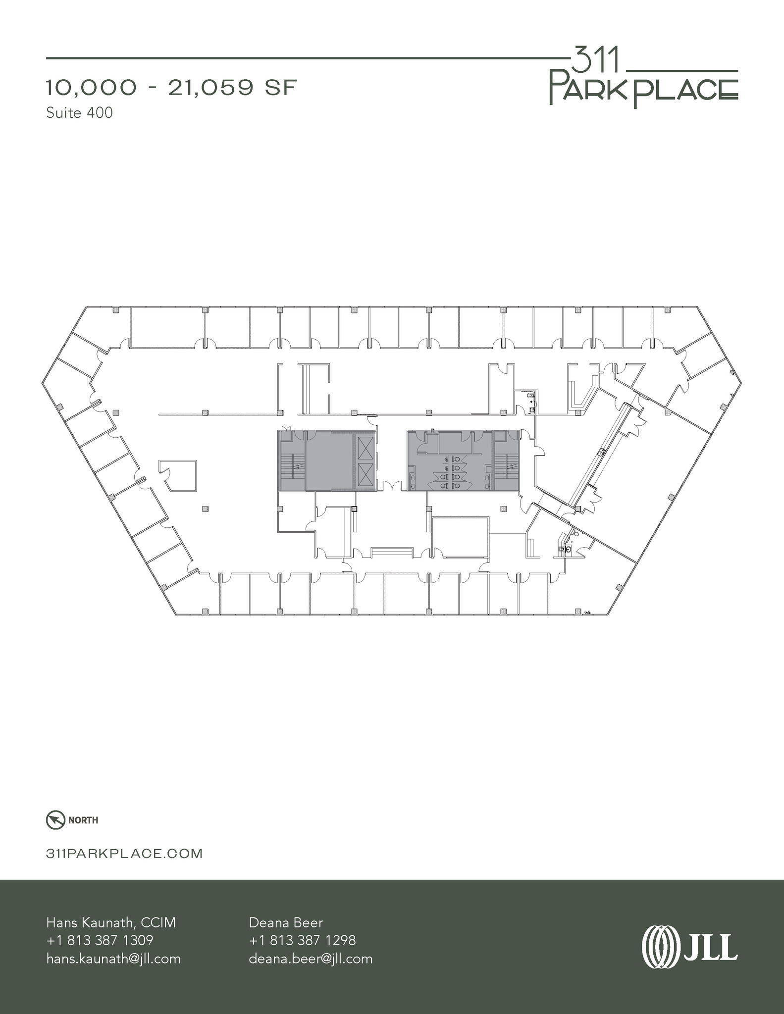 311 Park Place Blvd, Clearwater, FL à louer Plan d’étage– Image 1 sur 1