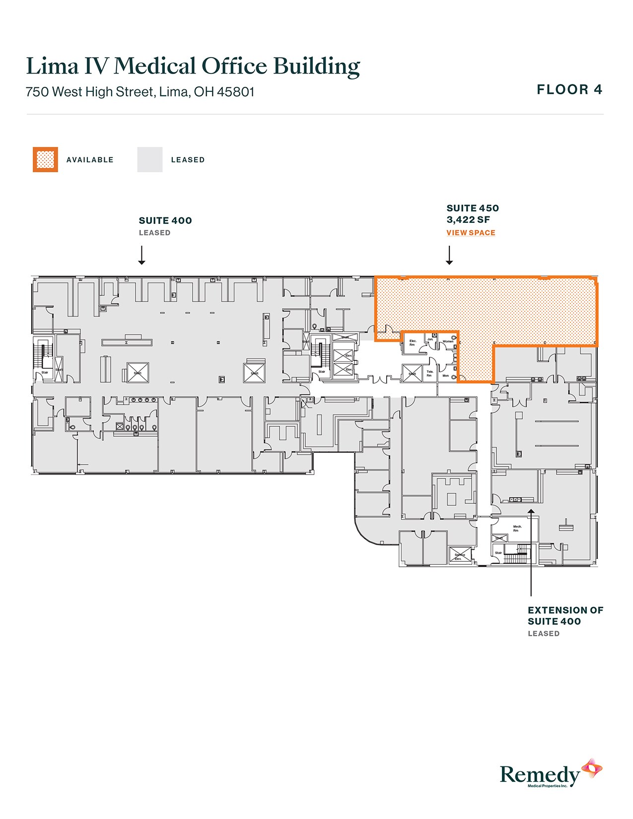 750 W High St, Lima, OH à louer Plan d’étage– Image 1 sur 1