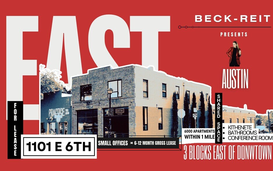 1101 E 6th St, Austin, TX à louer - Photo principale – Image 1 sur 26