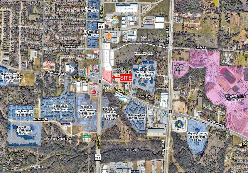 NEC Loop 288 & McKinney Street, Denton, TX à vendre - Photo de l’immeuble – Image 1 sur 1