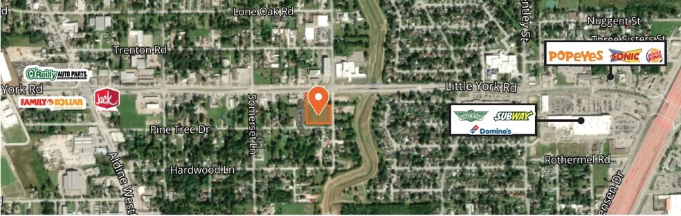 2708 Little York Rd, Houston, TX à vendre - Aérien – Image 2 sur 3