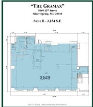 8060 13th St, Silver Spring, MD à louer Plan d’étage– Image 1 sur 1