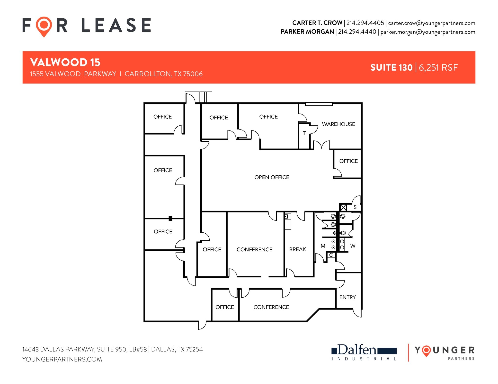 1555 Valwood Pky, Carrollton, TX à louer Plan d’étage– Image 1 sur 1