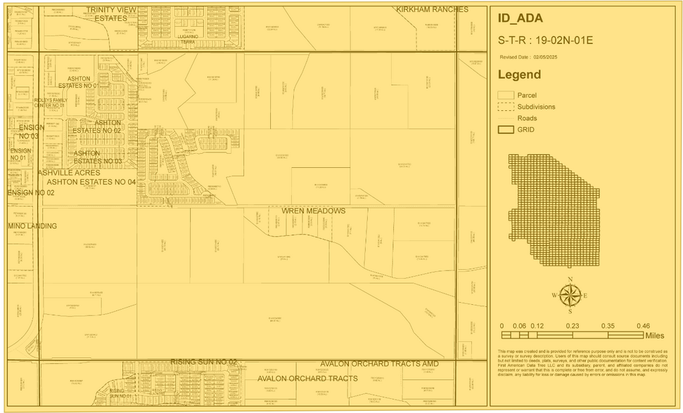 252 N Meridian Rd, Kuna, ID à louer - Plan cadastral – Image 3 sur 3