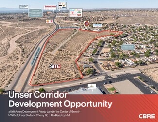 Plus de détails pour NWC Unser & Cherry Road blvd, Rio Rancho, NM - Terrain à vendre