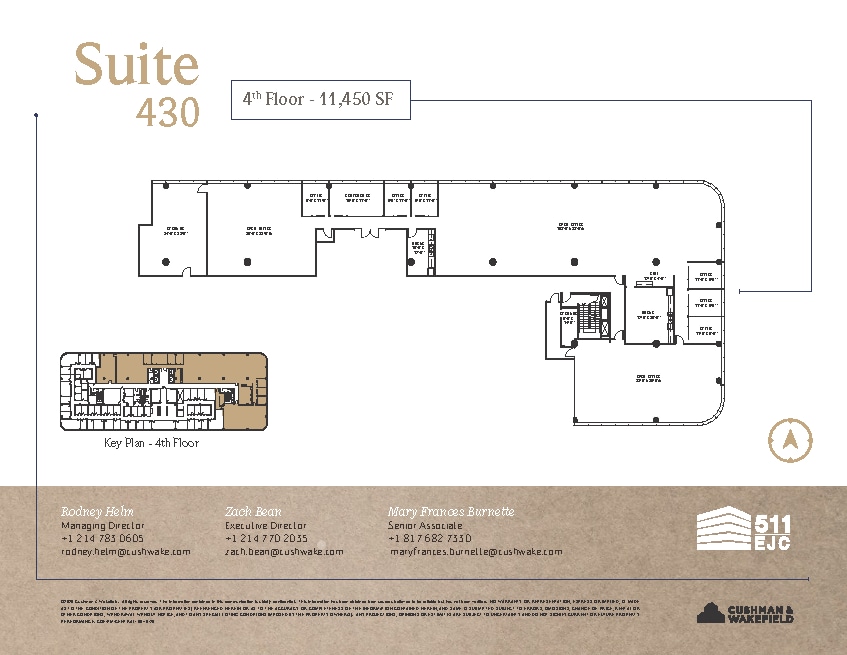 511 E John Carpenter Fwy, Irving, TX à louer Plan d’étage– Image 1 sur 9