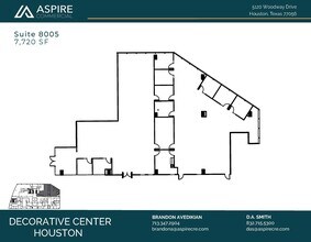 5120 Woodway Dr, Houston, TX à louer Plan d’étage– Image 1 sur 1