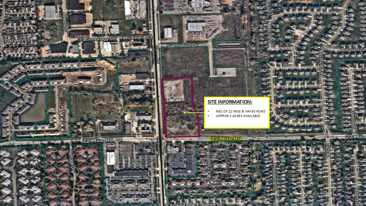 Hayes & 22 Mile Rd, Macomb Township, MI à vendre Photo principale– Image 1 sur 2