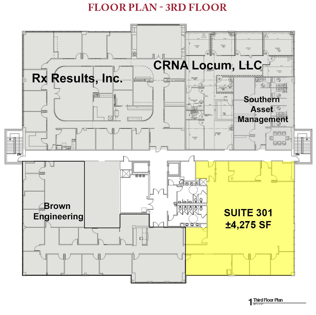 17300 Chenal Pky, Little Rock, AR à louer Plan d’étage– Image 1 sur 6