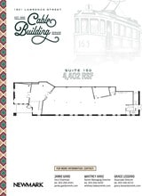 1801 Lawrence St, Denver, CO à vendre Plan d’étage– Image 1 sur 1