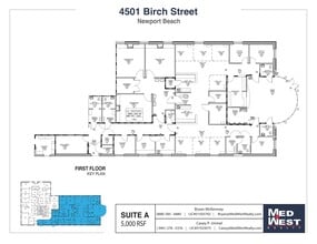 4501 Birch St, Newport Beach, CA à louer Plan d’étage– Image 1 sur 1