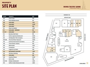 2 Theatre Sq, Orinda, CA à louer Plan de site– Image 1 sur 1