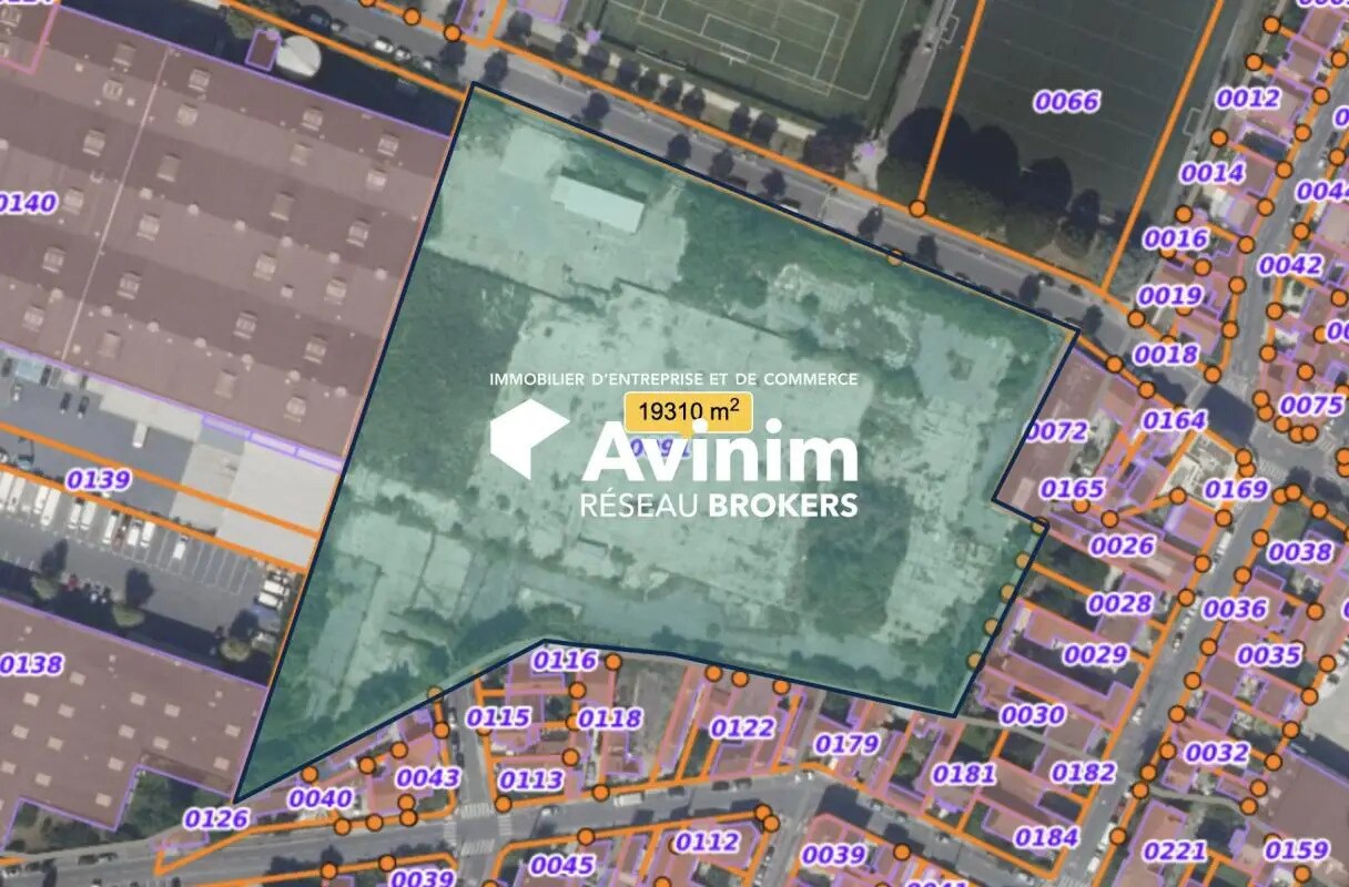 Terrain dans La Courneuve à louer Plan de site– Image 1 sur 4