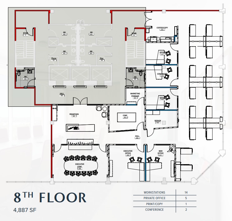 7201 Metro Blvd, Edina, MN à louer Plan d’étage– Image 1 sur 1